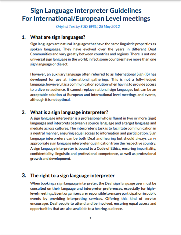 Guidelines Interpreters Offline
